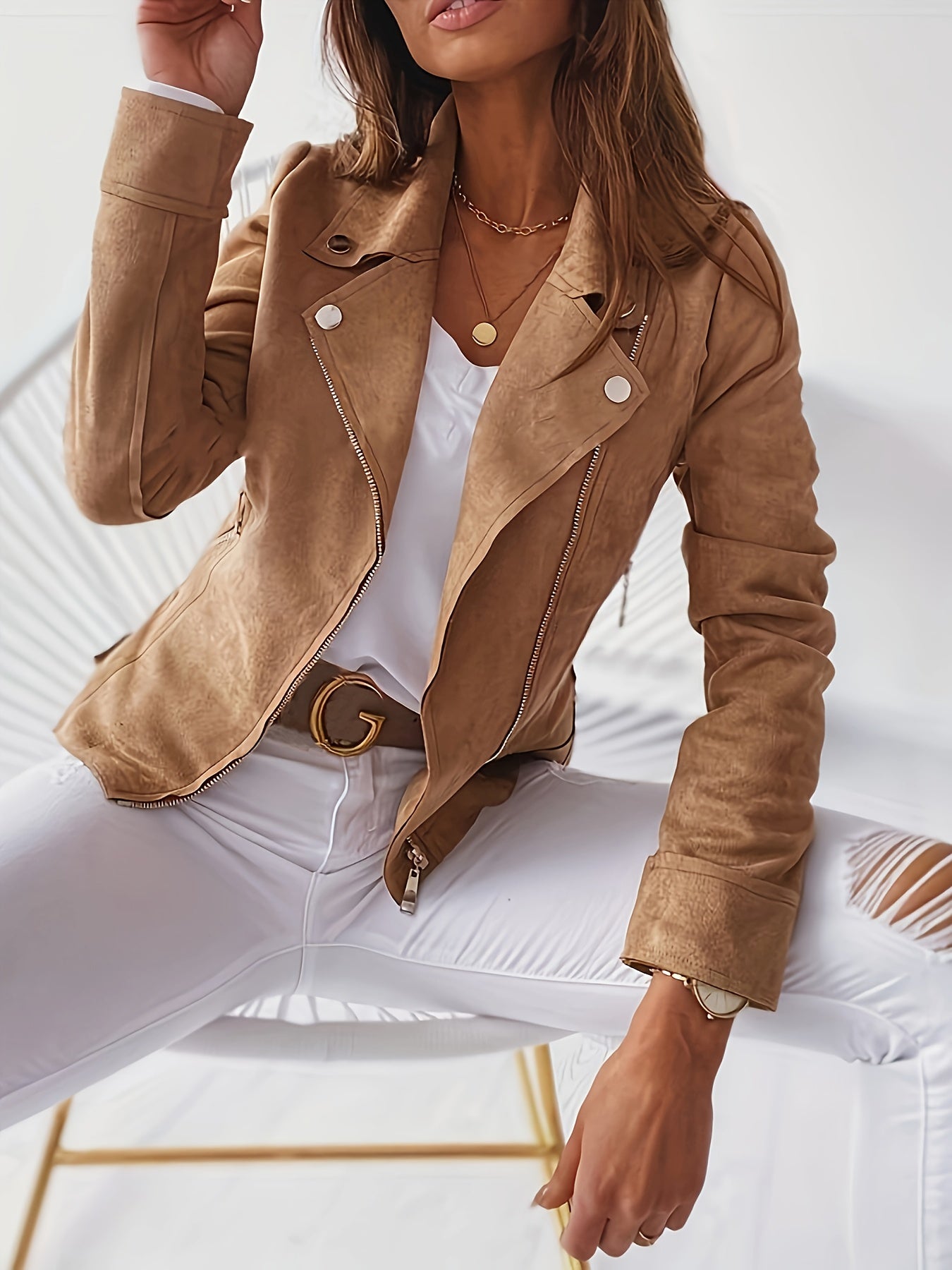 Szymański™ | Elegancka Krótka Kurtka Slim-Fit