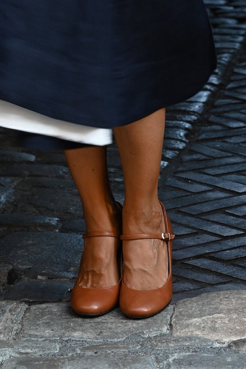 Szymański™ | Codzienne sandały na małym obcasie