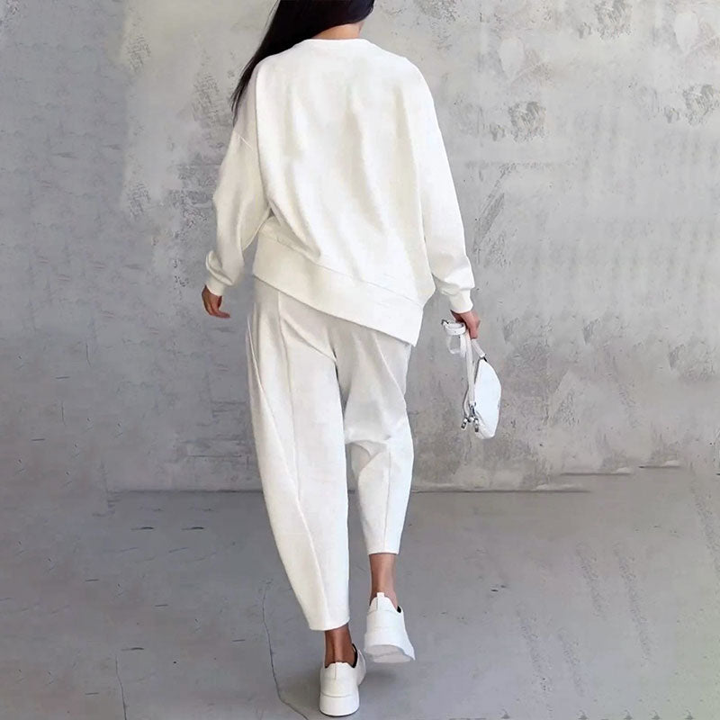 Szymański™ | Zestaw Dwu Częściowy z Okryciem na Szyję i Długimi Rękawami