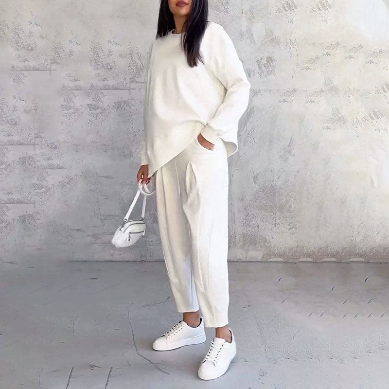 Szymański™ | Zestaw Dwu Częściowy z Okryciem na Szyję i Długimi Rękawami