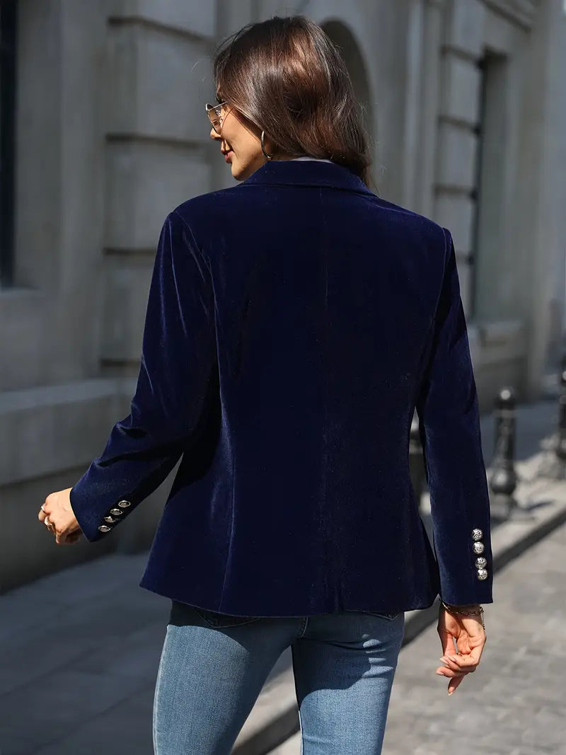 Szymański™ | Elegancka żakiet welurowy