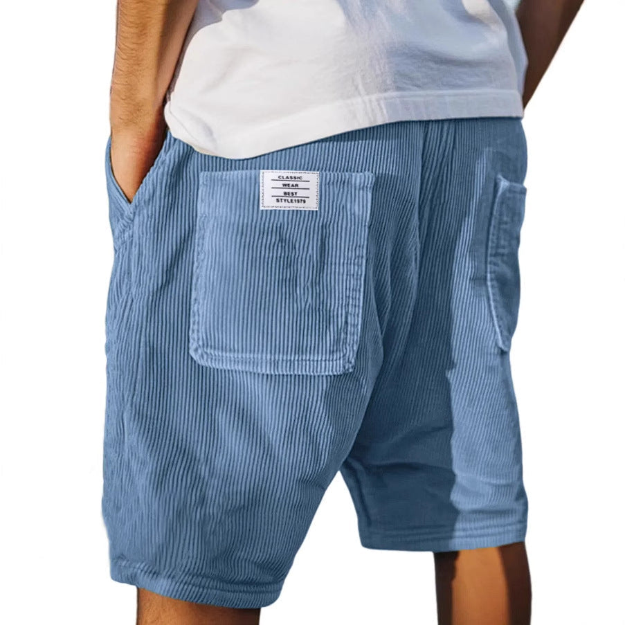 Szymański™ | Krótkie eleganckie szorty z weluru