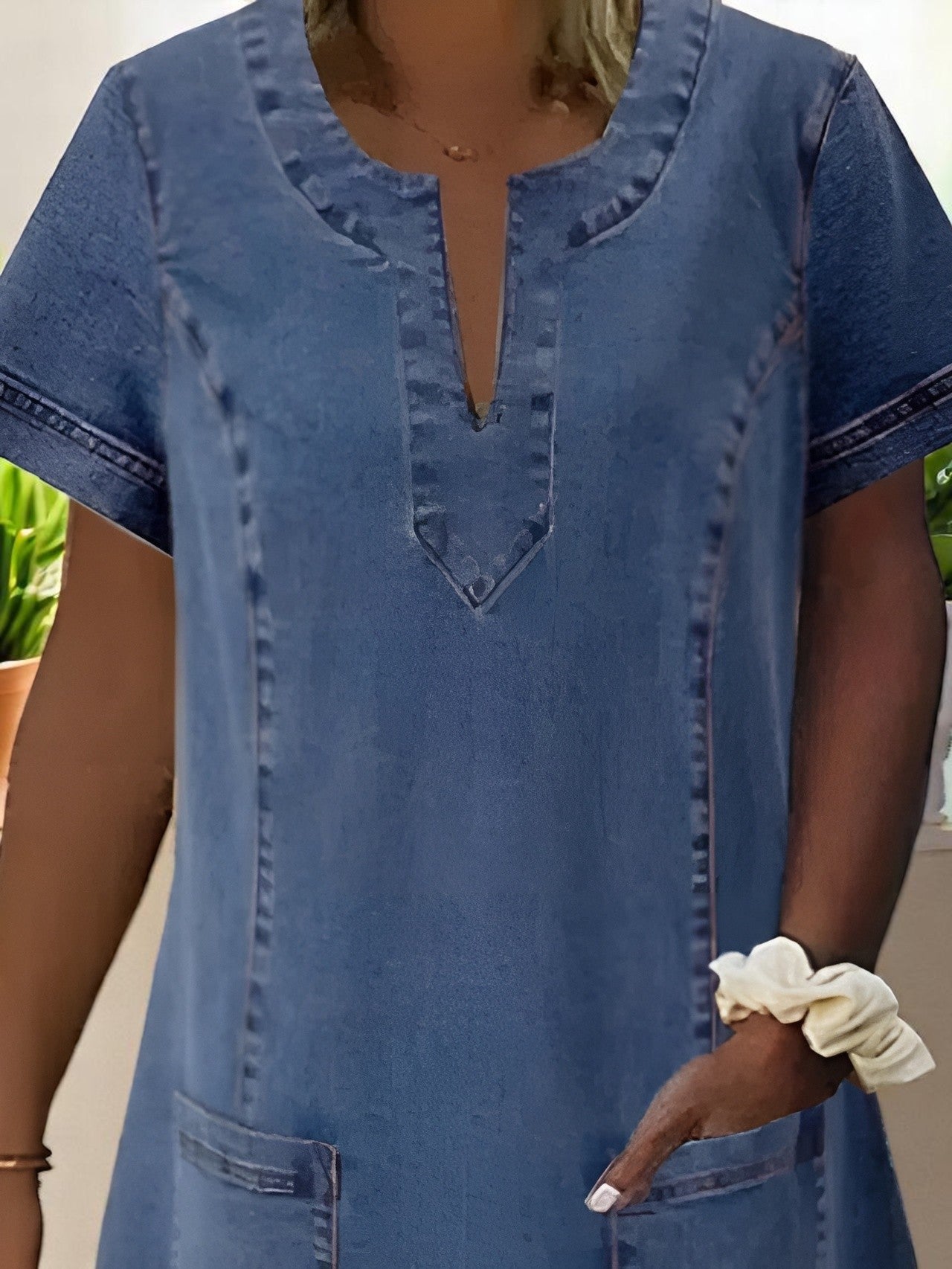 Szymański™ | DRES W STYLU JEANSOWYM